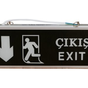Aşağı yönlü LED acil çıkış armatürü