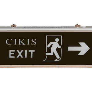 Sağa yönlendirmeli LED acil çıkış armatürü