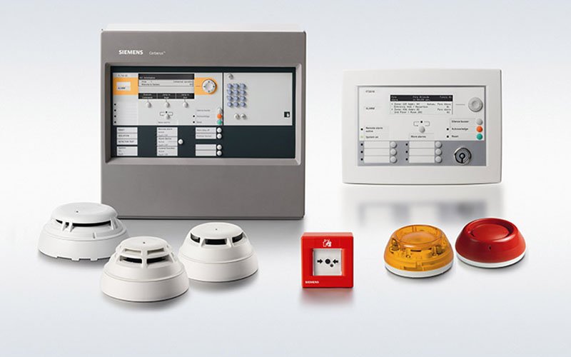 Siemens marka adresli marin yangın algılama dedektör ve kontrol paneli