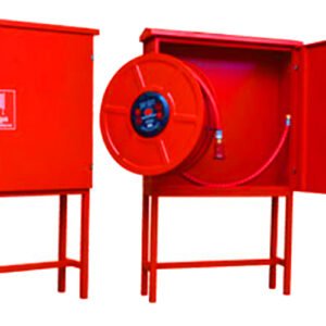 Ayaklı dış mekan yangın dolabı hortumlu