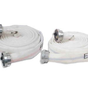 EN 671-1 uyumlu beyaz yangın hortumu çift rekorlu