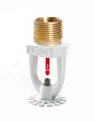 Duyar 1/2 inç 57 °C beyaz sarkık yangın sprinkler başlığı – Pendent model