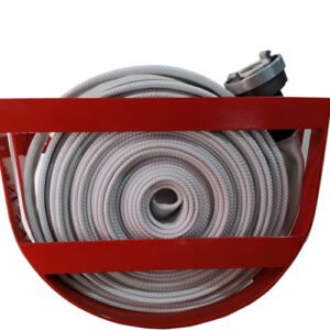 Yangın hortumu için kırmızı metal muhafaza kabini