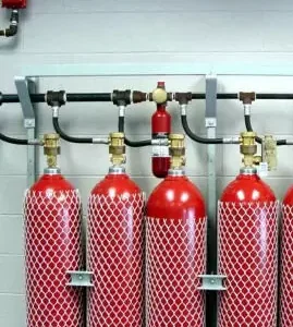 Karbondioksit CO2 Gazlı Yangın Söndürme Sistemi – Kimyasal Alanlar için Güvenli Söndürme