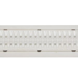 Gömme tip ledli acil aydınlatma armatürü beyaz zemin üzerinde